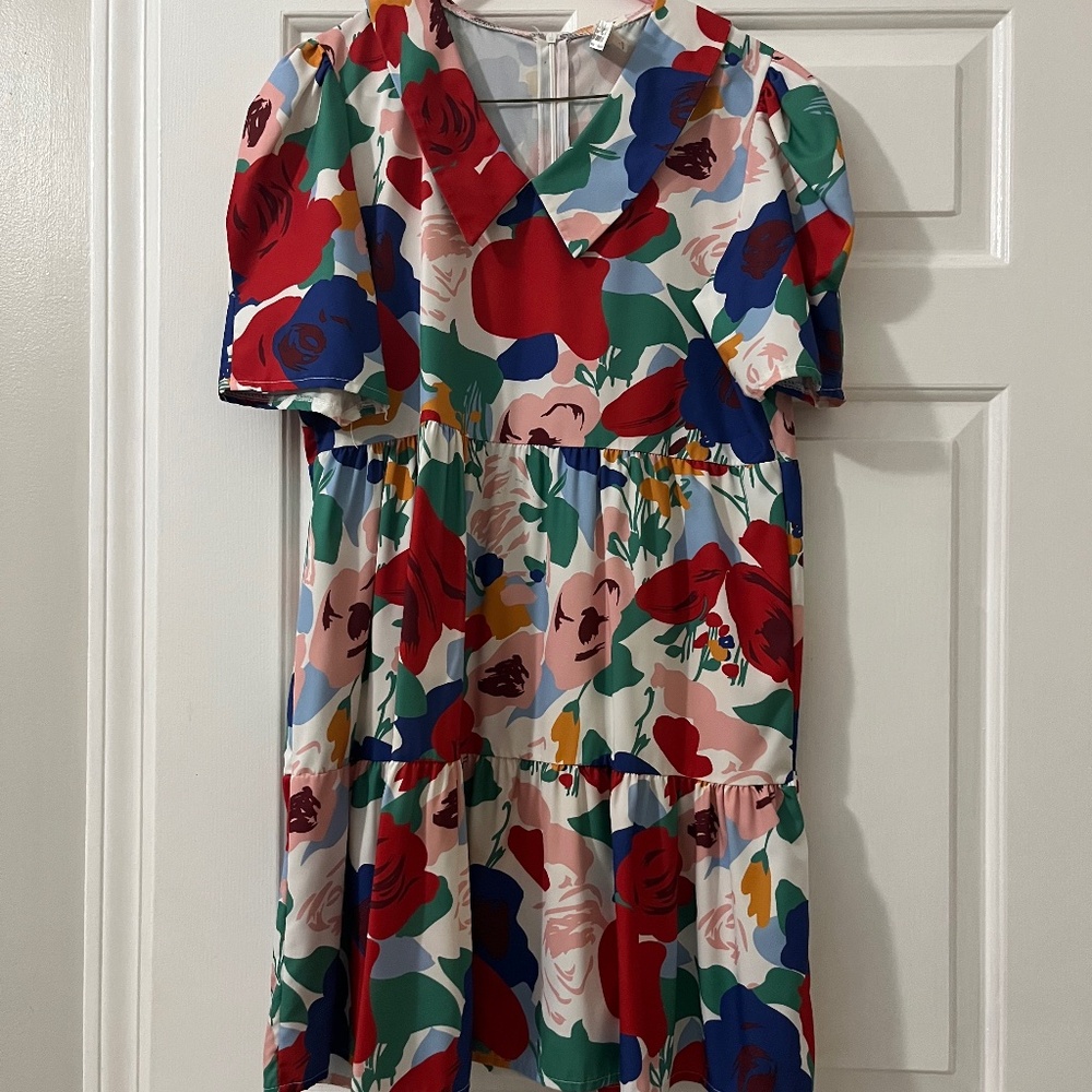 VGUC size S Pink Ripple dress